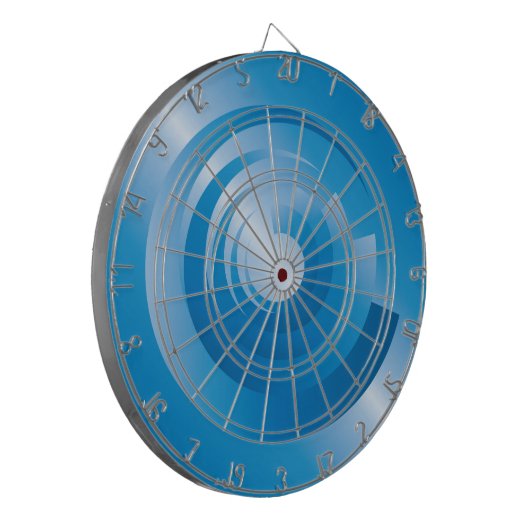 Himmelsfarbe Dartscheibe (Vorderseite Links)
