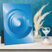 Himmelsfarbe Fotoplatte (Seite)