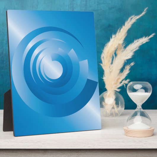 Himmelsfarbe Fotoplatte (Seite)