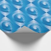 Himmelsfarbe Geschenkpapier (Ecke)