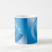 Himmelsfarbe Kaffeetasse (Mittel)