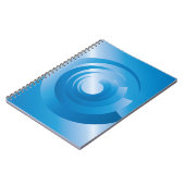 Himmelsfarbe Notizblock (Linke Seite)