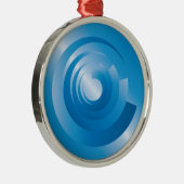 Himmelsfarbe Ornament Aus Metall (Rechts)