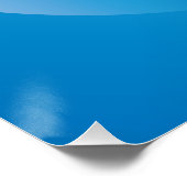 Himmelsfarbe Poster (Ecke)