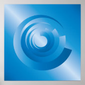 Himmelsfarbe Poster (Vorne)