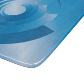 Himmelsfarbe Schneidebrett (Ecke)