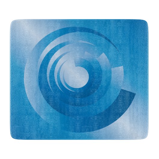 Himmelsfarbe Schneidebrett (Vorderseite)