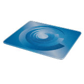 Himmelsfarbe Schneidebrett (Ecke)