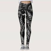 Himmelsfarn-Mond-Leggings Leggings (Vorderseite)