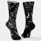Himmelsfarn-Mond-Socken Socken (Gewinkelt)