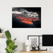 Himmelsfeuer: Sonnenuntergang - Poster #1 (Heimbüro)