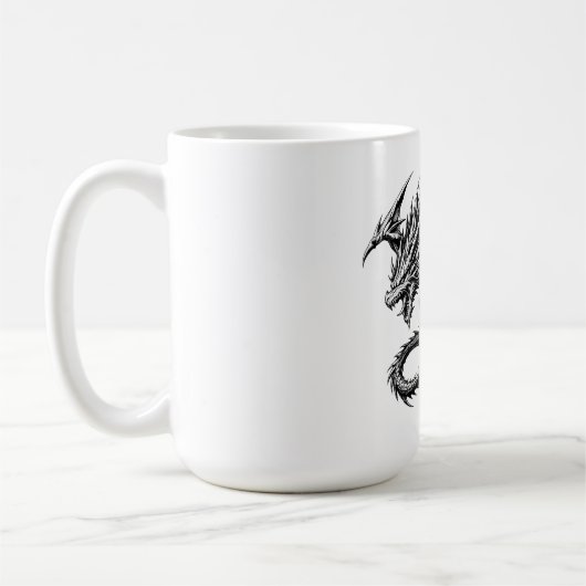 Himmelsfeuerdrache Kaffeetasse (Links)