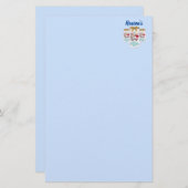 Himmelsflasche Briefpapier (Vorne/Hinten)