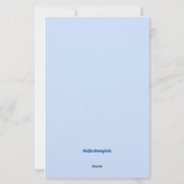 Himmelsflasche Briefpapier (Rückseite)