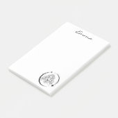 Himmelsfrau, Mondsterne, boho, elegante Astronomie Post-it Klebezettel (angewinkelt)