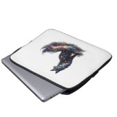 Himmelsfuchs | Kosmische Fantasiefigur Laptopschutzhülle (Vorne Knopf)