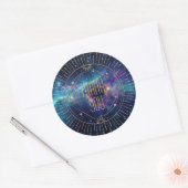 Himmelsgalaxie Mond Danke Sticker (Umschlag)