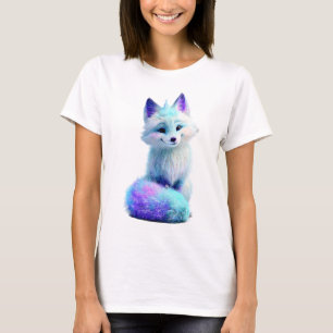 Himmelsgalaxie Polarfuchs Frauen T-Shirt
