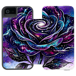 Himmelsgalaxie Rose Spiralnebel Maßgeschneidertes  Incipio Watson™ iPhone 5 Geldbörsen Hülle