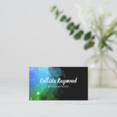 Himmelsgalaxie und Sterne Visitenkarte (Stehend Vorderseite)