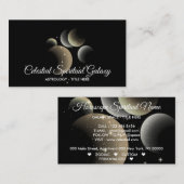 Himmelsgalaxie Weltraumastrologie Visitenkarte (Vorne/Hinten)