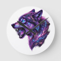 Himmelsgalaxie Wolf Brüllt Grafik T-Shirt