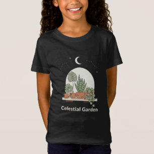 Himmelsgarten Boho Zimmerpflanze Mond & Sterne Kun T-Shirt