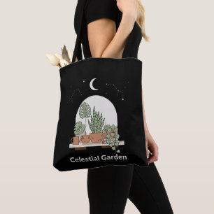 Himmelsgarten Boho Zimmerpflanze Mond & Sterne Kun Tasche