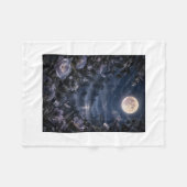 Himmelsgarten Luxus-Botanik-Fliesblanke Fleecedecke (Vorderseite (Horizontal))