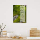 Himmelsgedicht Poster (Küche)