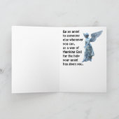 Himmelsgel Dankeskarte (Innenseite)