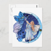 Himmelsgel Postkarte (Vorne/Hinten)