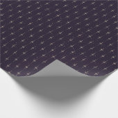Himmelsgeometrisches nahtloses Musterdesign Geschenkpapier (Ecke)