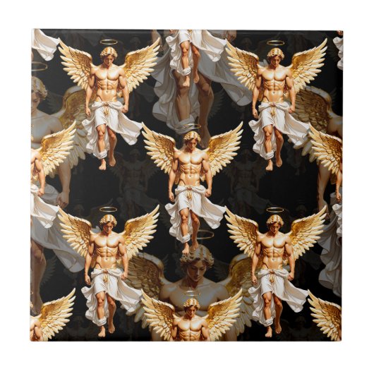 Himmelsgestalt für goldene Engel Fliese (Vorderseite)