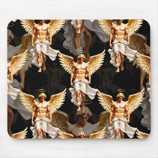 Himmelsgestalt für goldene Engel Mousepad (Vorne)