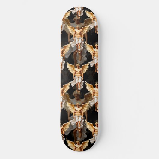 Himmelsgestalt für goldene Engel Skateboard (Vorderseite)