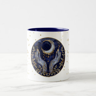 Himmelsgestaltung in Gold Zweifarbige Tasse