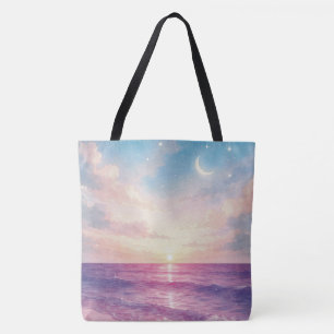 Himmelsgezeiten bei Traumlichtdämmerung Tasche