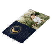 Himmelsgold-Foto Save the Date Magnet (Linke Seite)