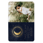 Himmelsgold-Foto Save the Date Magnet (Vertikal)