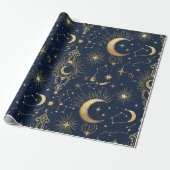 Himmelsgold-Geschenkpapier Geschenkpapier (Ungerollt)