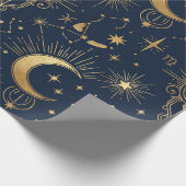 Himmelsgold-Geschenkpapier Geschenkpapier (Ecke)