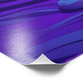 Himmelsgothischer Schädel mit verzaubertem Blument Fotodruck (Ecke)