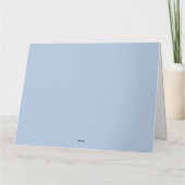 Himmelsgruß mit Blumenrand Karte (Rückseite)