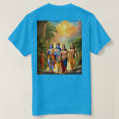 "Himmelsharmonie: Die göttliche Wiedersehen von Ra T-Shirt (Design Rückseite)