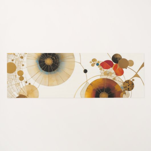 Himmelsharmonie in Kreisen Yogamatte (Rückseite (Horizontal))