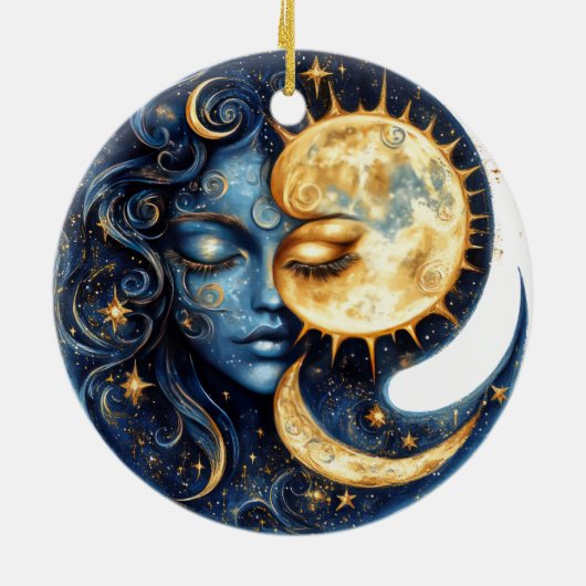 Himmelsharmonie Keramik Ornament (Hinten)