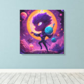 Himmelsharmonie: Kunst der ästhetischen Raumvision Leinwanddruck (Insitu (Holzboden))