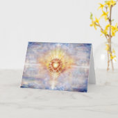 Himmelsherz Karte (Gelbe Blume)
