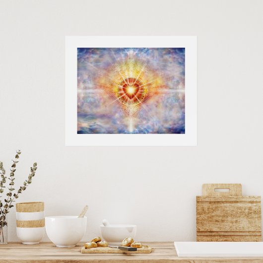 Himmelsherz Poster (Küche)